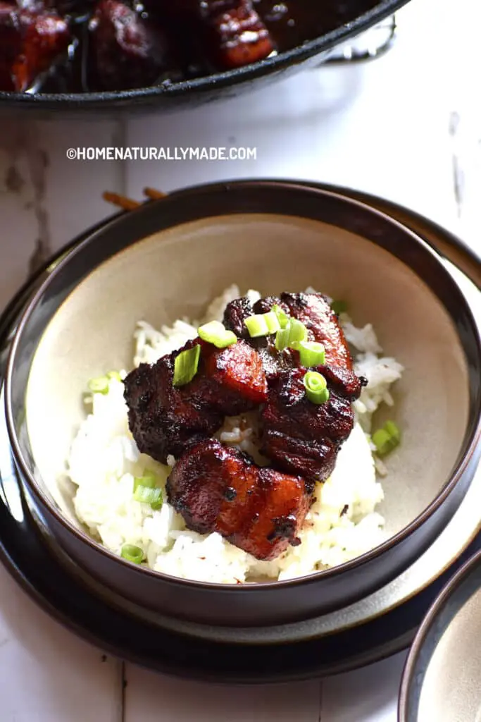 Chinese Red Braised Pork Belly (Hong Shao Rou) • Oh Snap! Let's Eat!