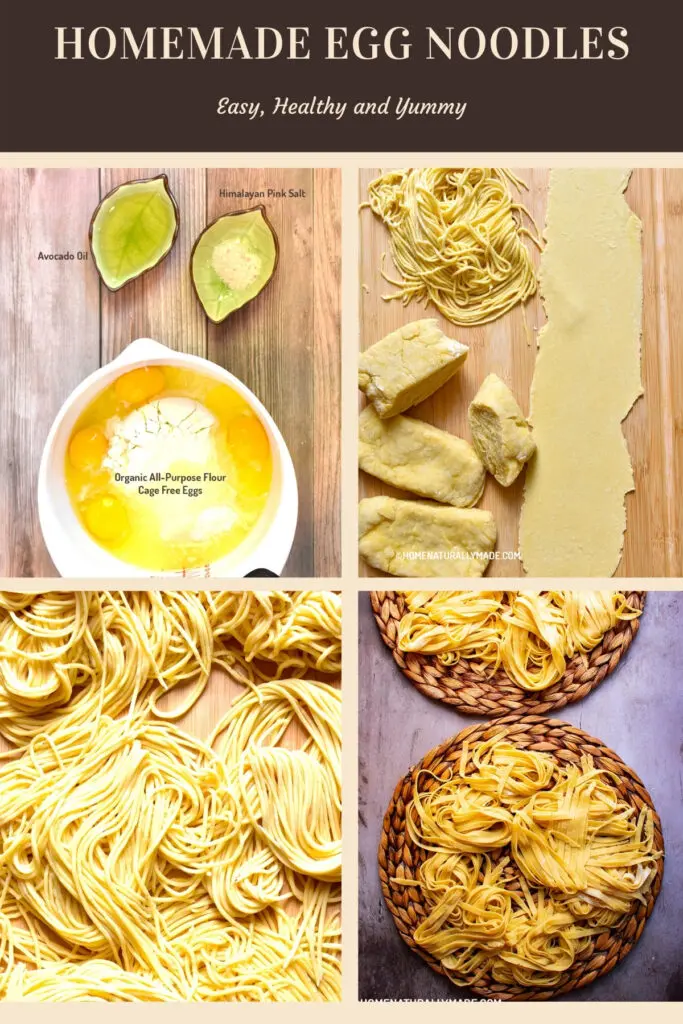 Homemade Egg Noodles {Easy Healthy Yummy}