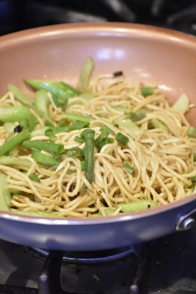 Adding Additional Vegetables to Chinese Stir Fry Noodles