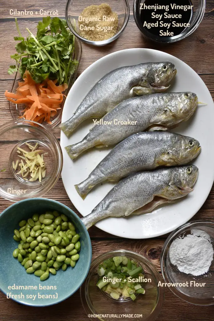 sweet & sour croaker ingredients