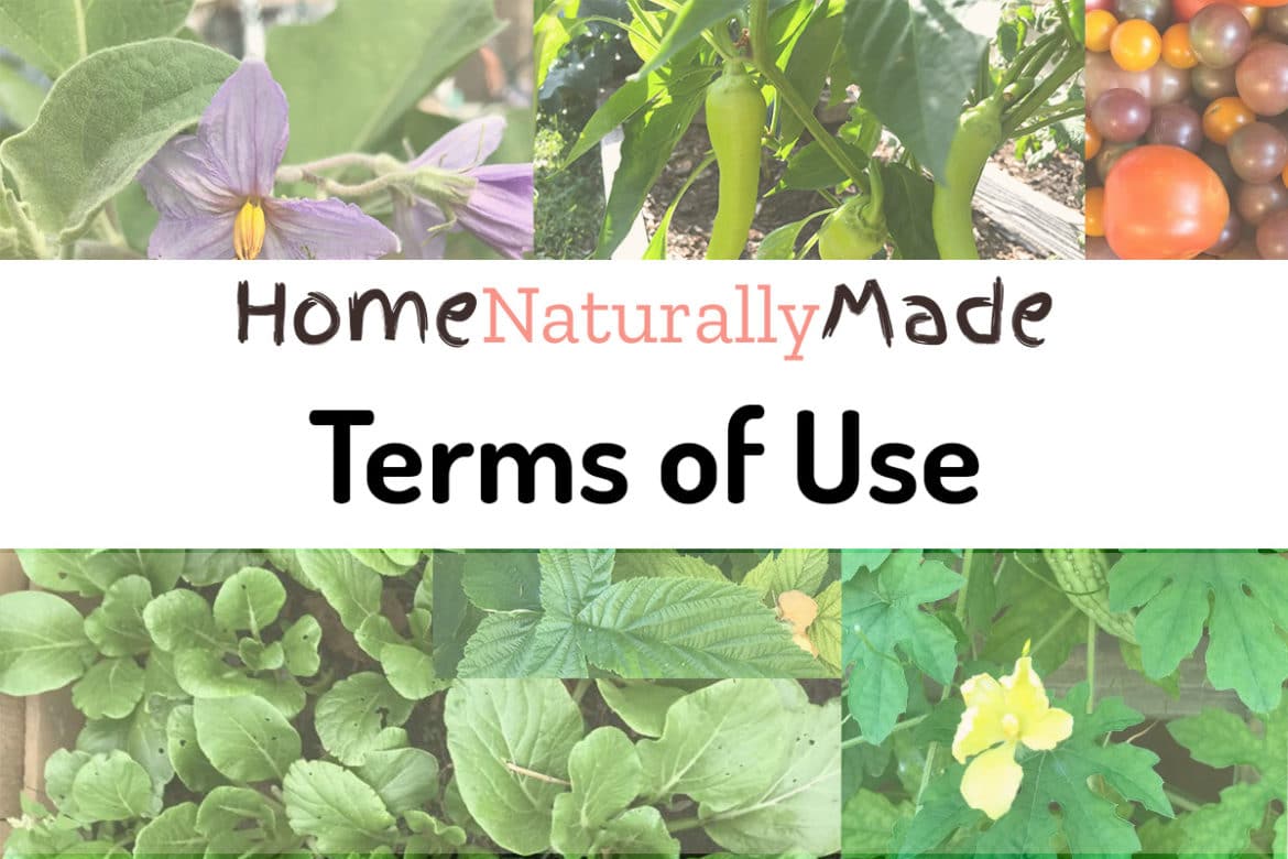 terms of use homenaturallymade.com