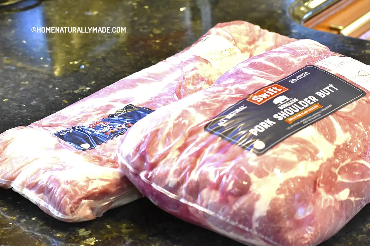 Pork Belly and Pork Shoulder for Home Ground Pork