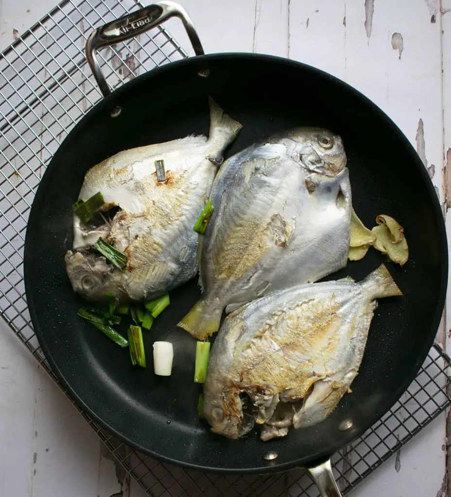 butterfish in the frying pan