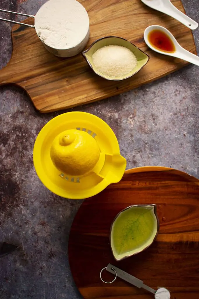 Freshly Squeezed Lemon Juice for Homemade Pancakes