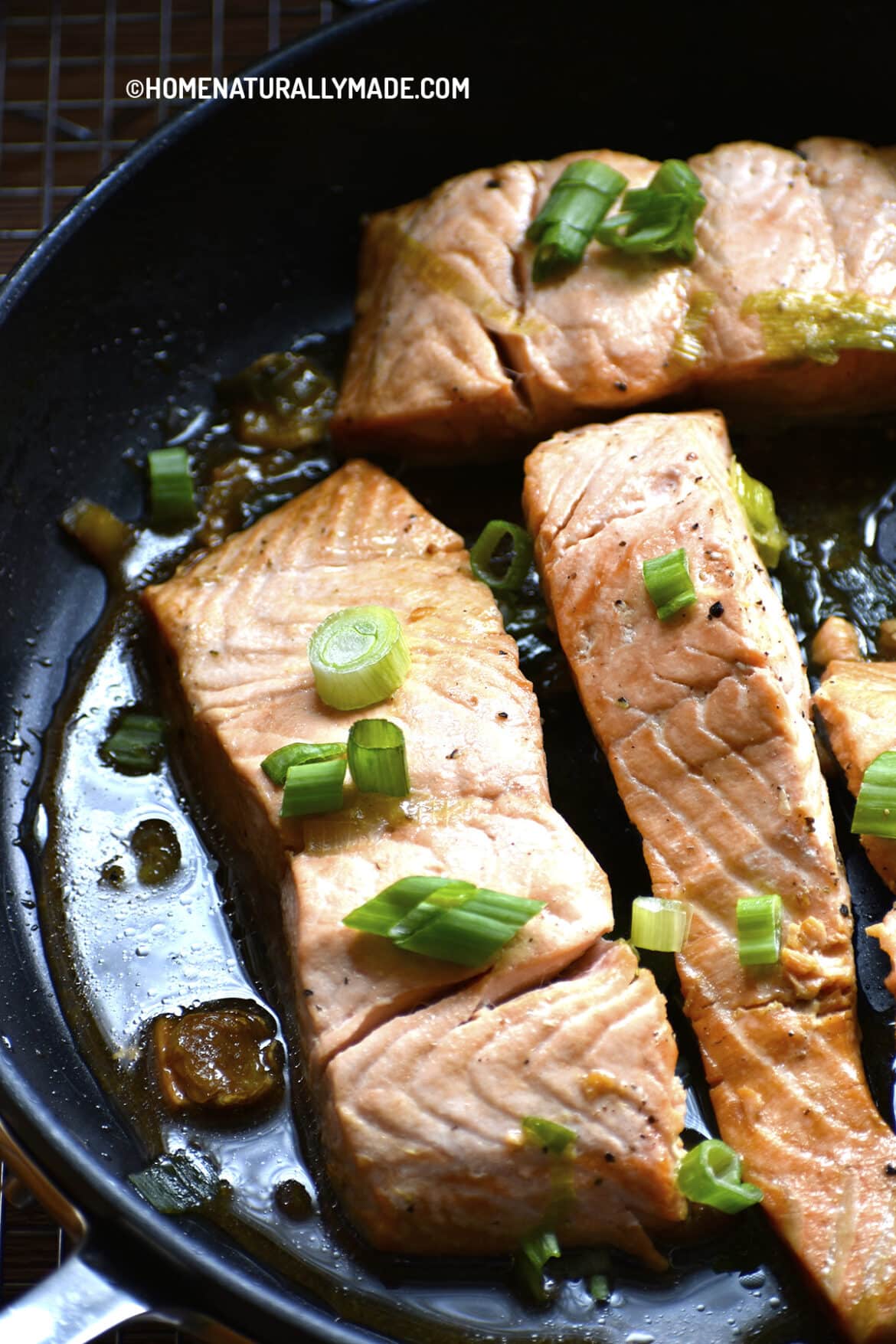 Braised Salmon {Quick Easy Delicious Asian Fusion}