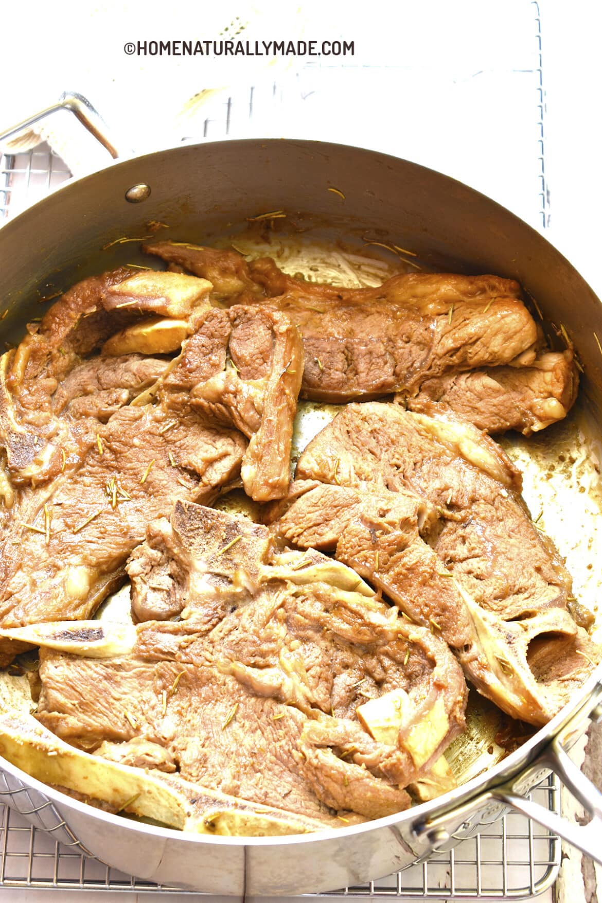 Braised Veal Chops {Easy Delicious Asian Fusion} HomeNaturallyMade