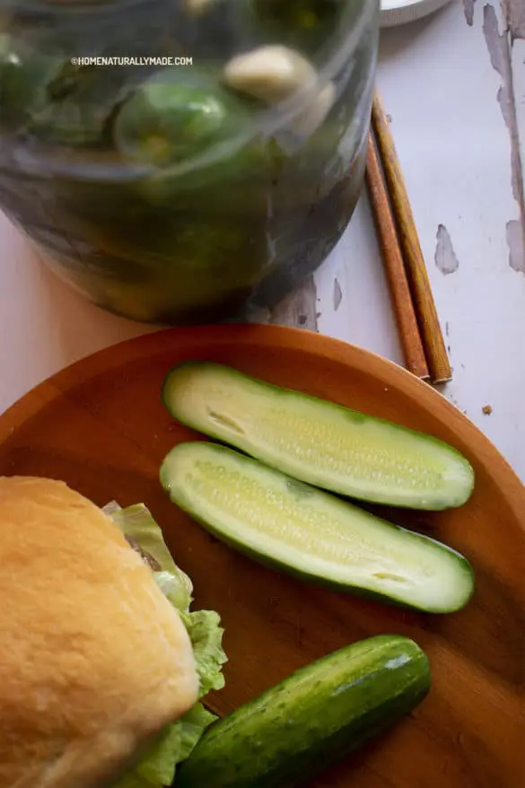 homemade dill pickle