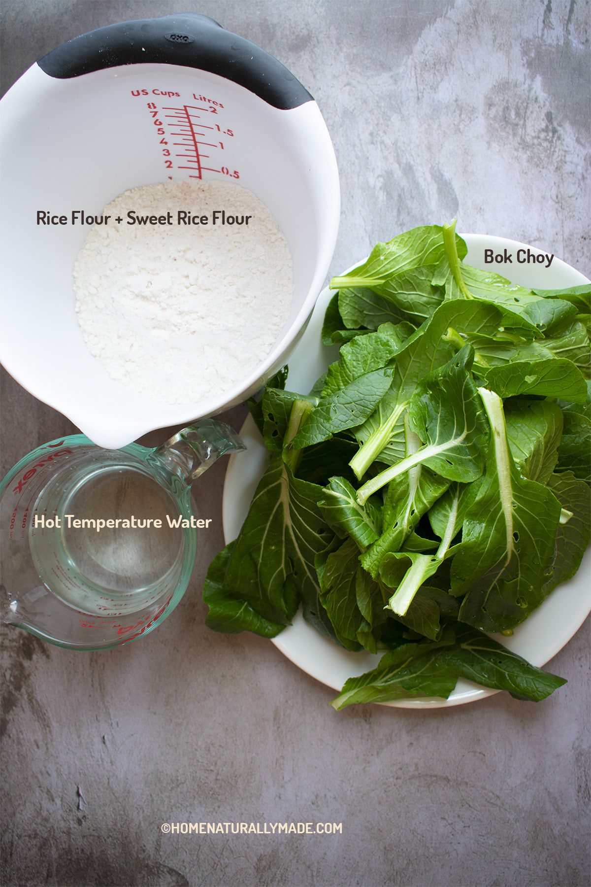 Rice Flour Gnocchi Soup with Bok Choy HomeNaturallyMade