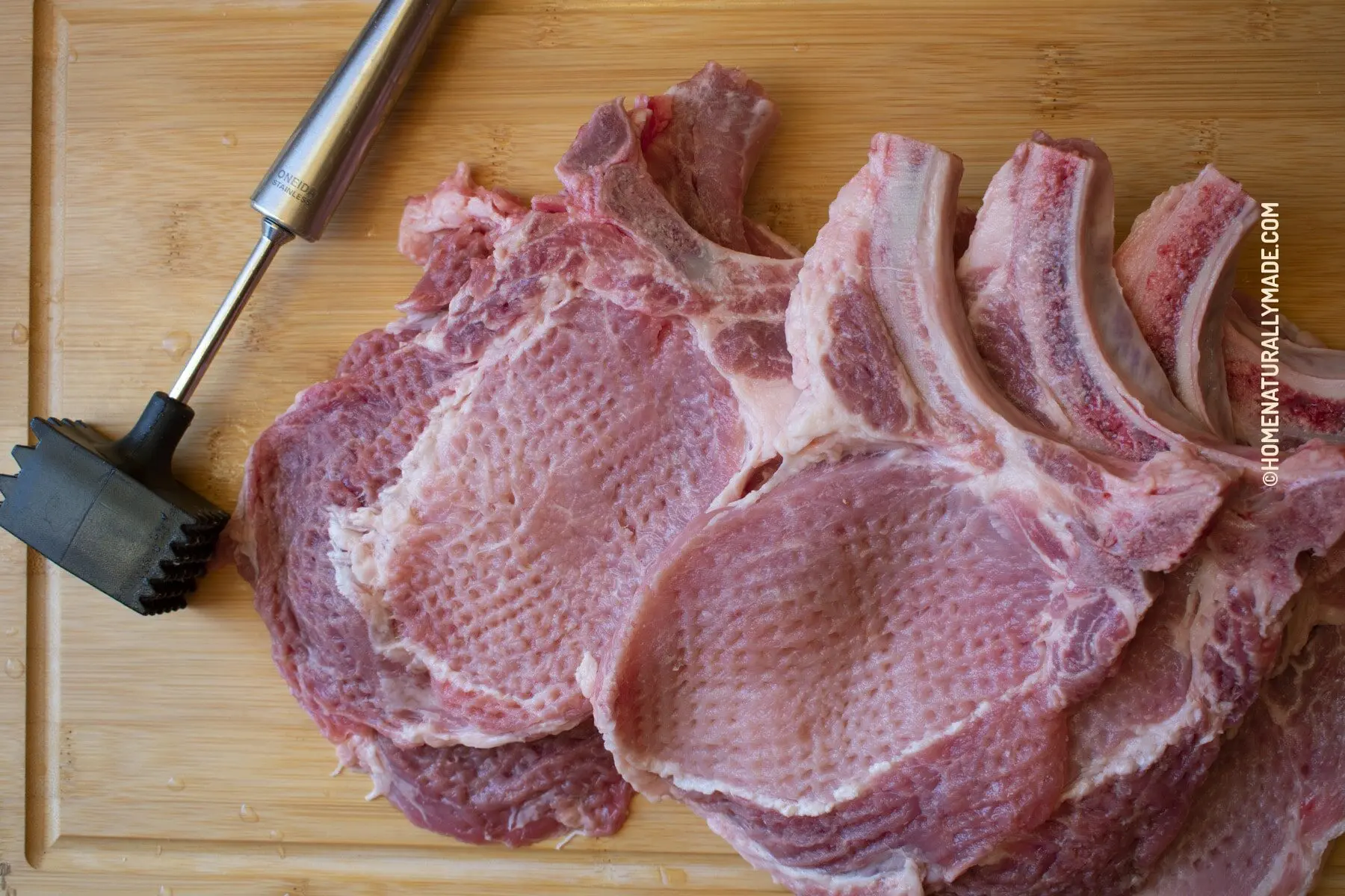 tenderized pork chops