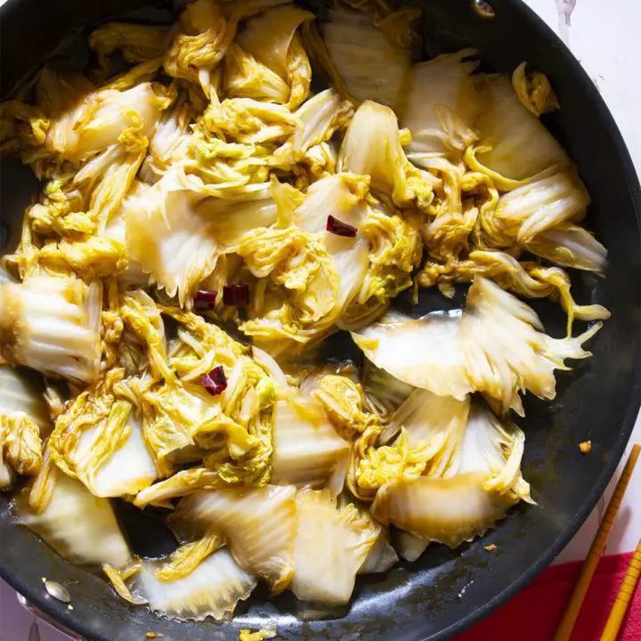 Napa Cabbage Stir Fry With Vinegar Sauce Homenaturallymade