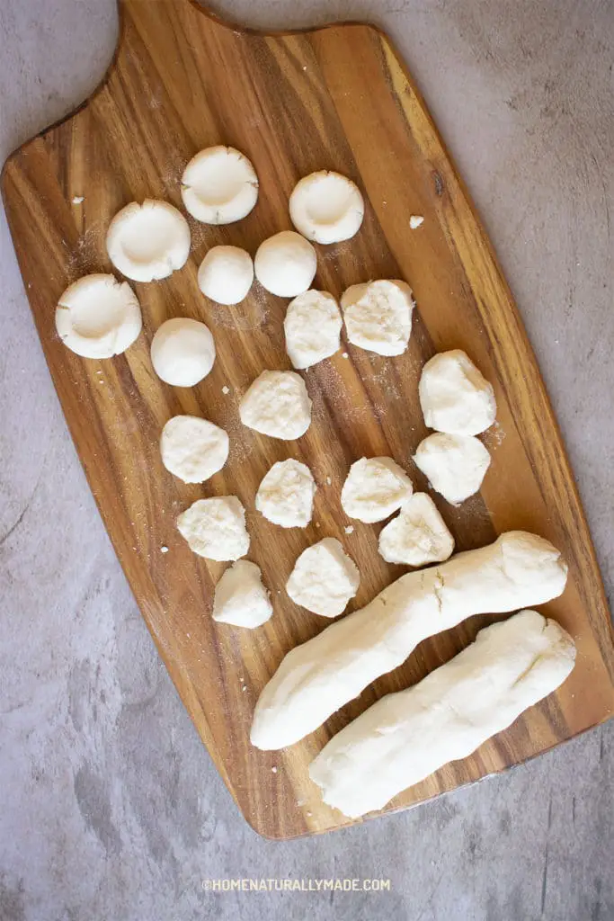 make rice flour gnocchi