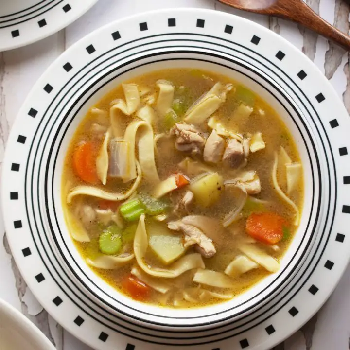 homemade chicken noodle soup