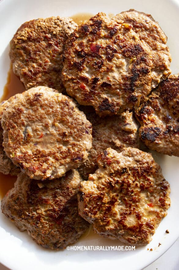 Asian Fusion Burger Patty {Juicy Yummy Healthy}