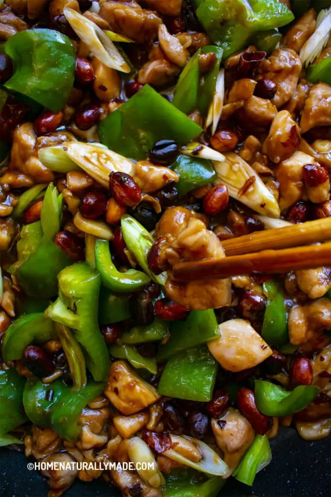 Kung Bao Chicken {Easy Delicious Family Style}