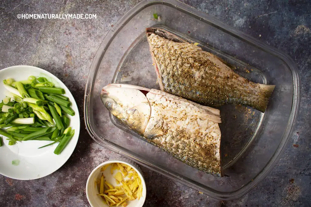 Salt & Black Pepper Fish for Steaming