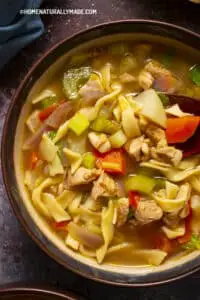Chicken Noodle Soup {Deliciously Healthy}