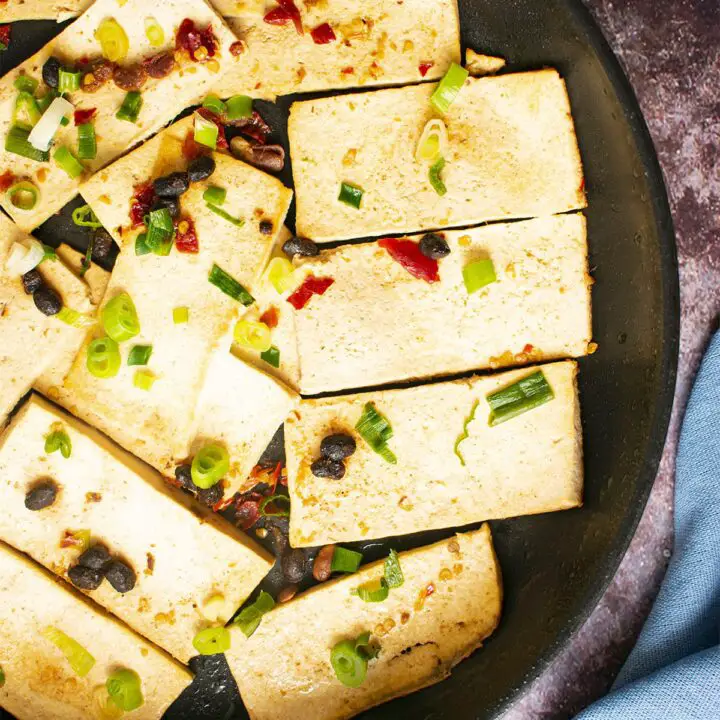 pan fried tofu Chinese Style Recipe