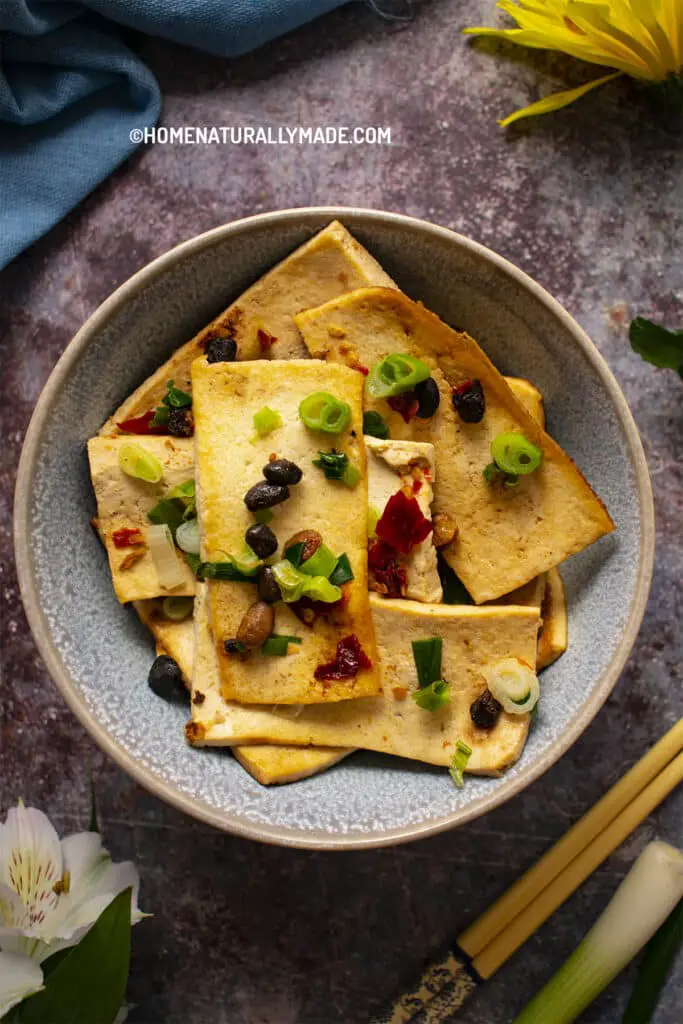 Pan Fried Firm Tofu {Easy Yummy Chinese Style}