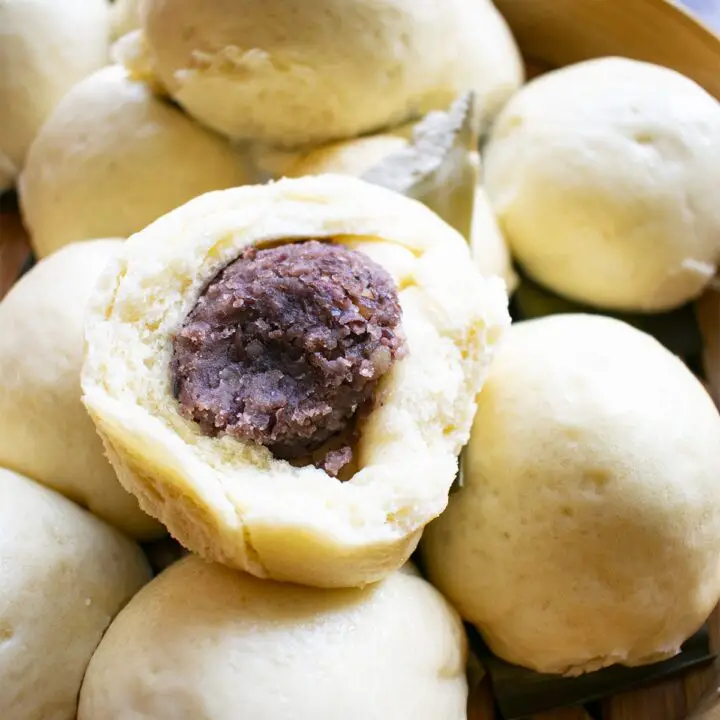 Homemade Red Bean Buns {Dou Sha Bao} Recipe