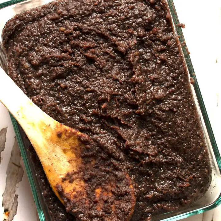 homemade red bean paste