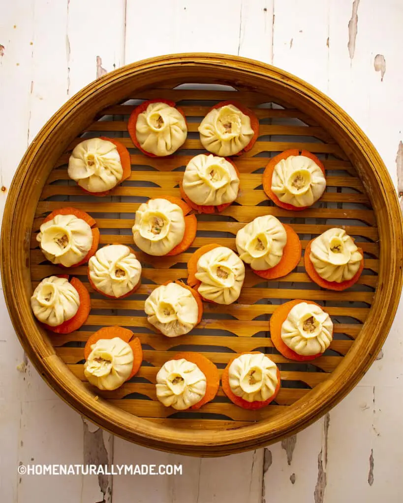 Freshly Wrapped Shanghai Soup Dumplings