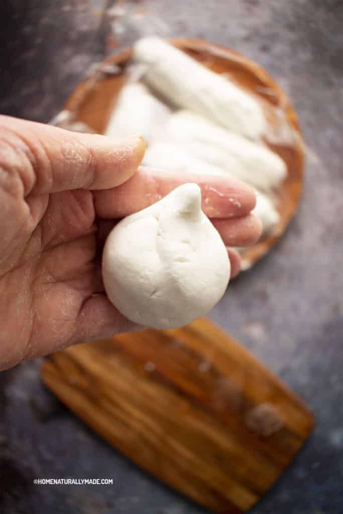 how to wrap sweet rice flour dumpling