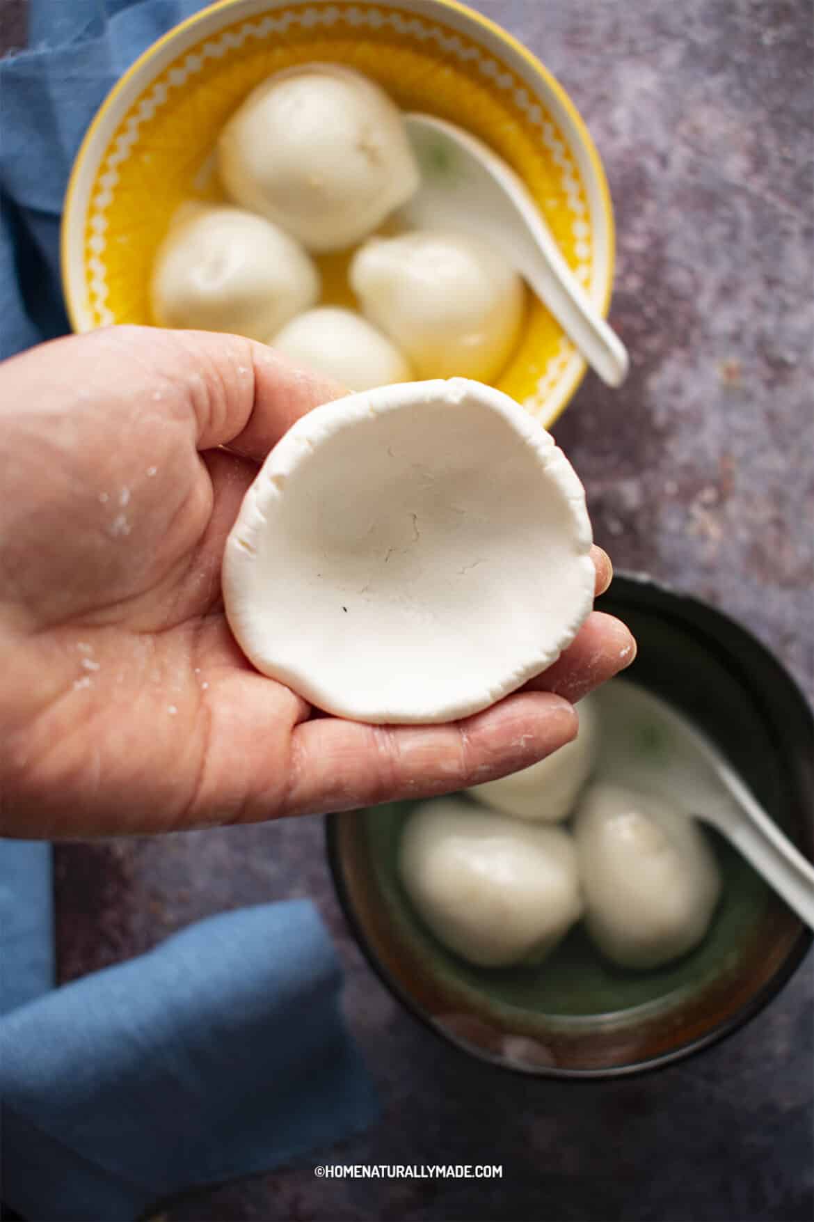 sweet rice flour dumpling wrapper