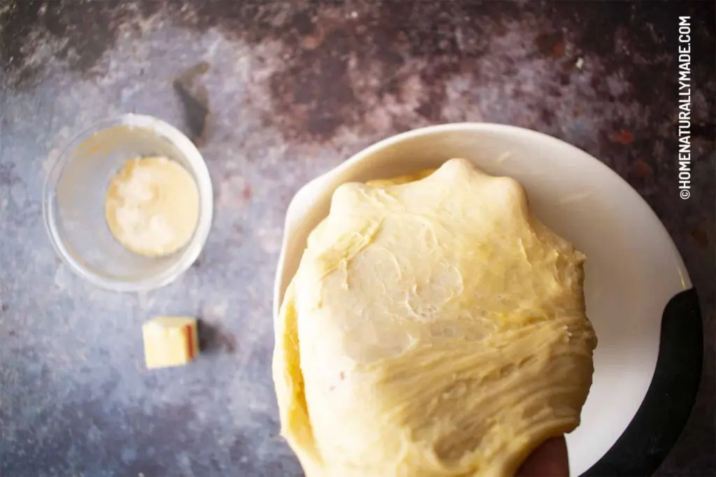 dough for milk egg bread