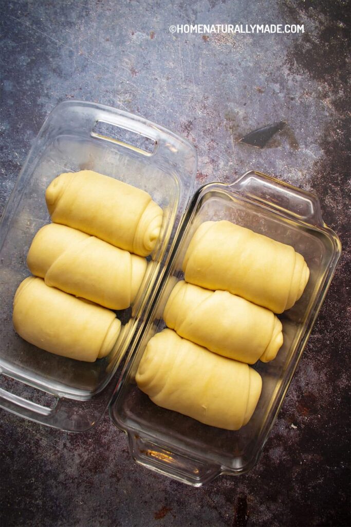 Rolled dough Doubled Size