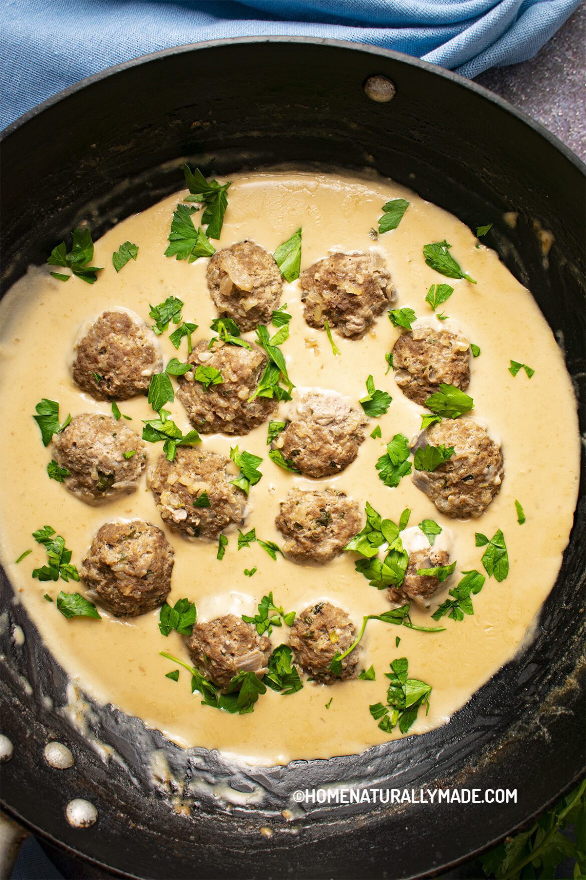 Swedish Meatballs {IKEA Style} - HomeNaturallyMade