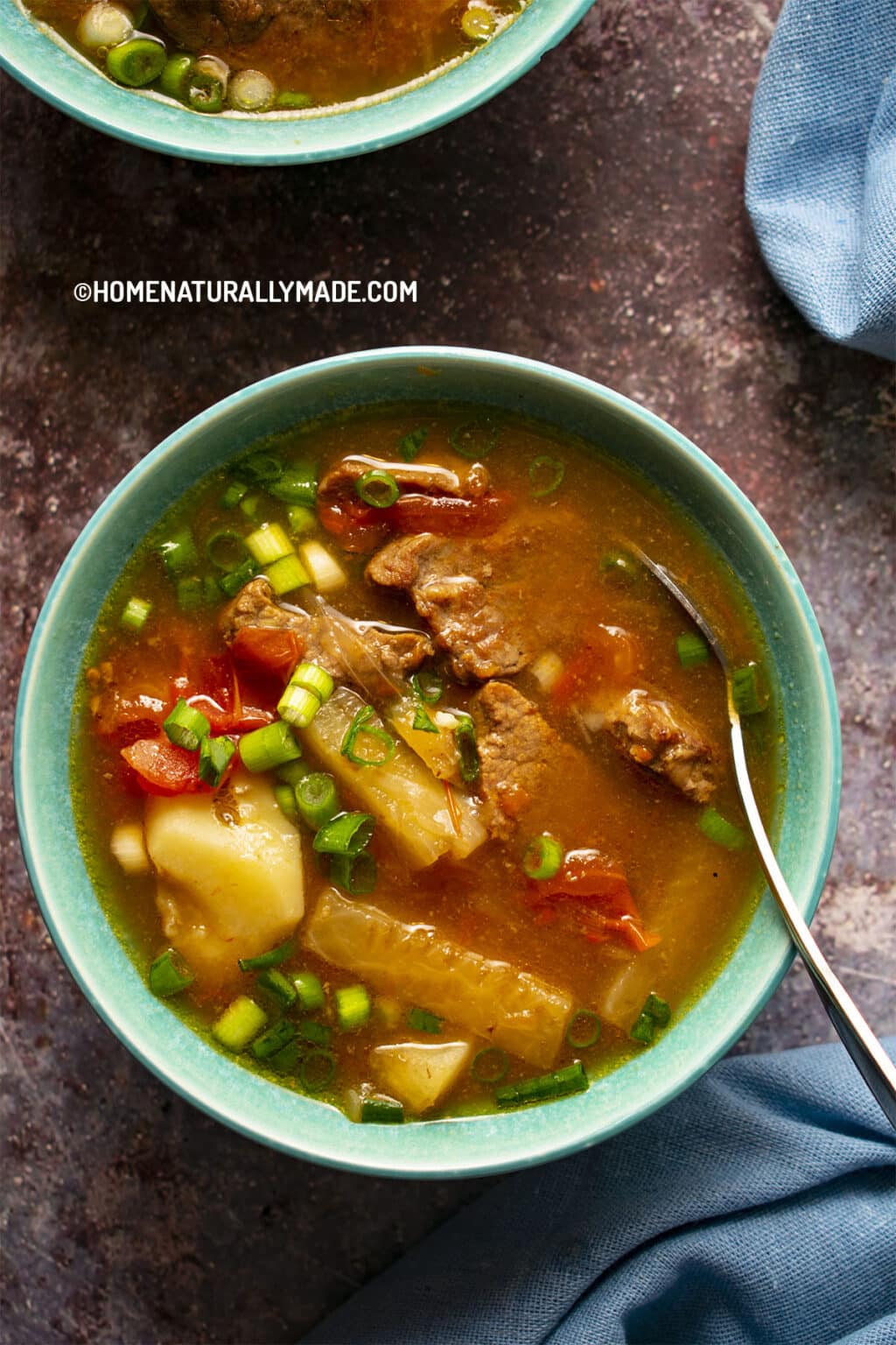 Beef Soup with Radish and Potatoes HomeNaturallyMade