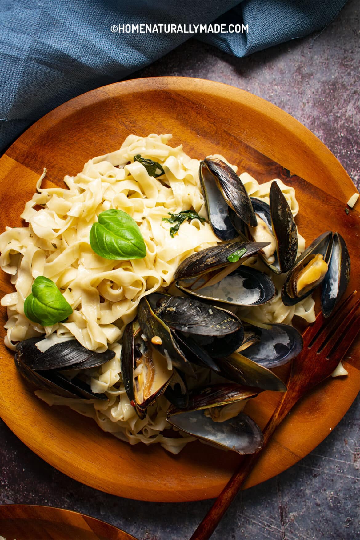 Pasta with Mussels {Easy Healthy Tasty Way} HomeNaturallyMade