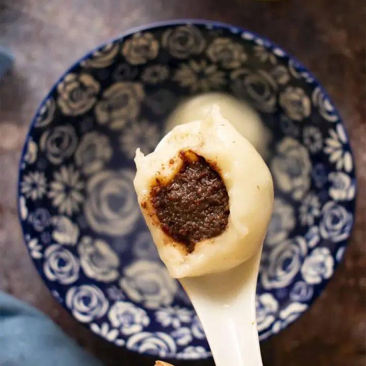 Red Bean Sweet Rice Flour Dumplings