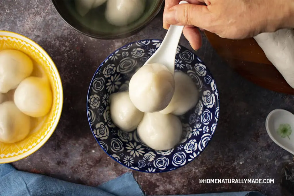 Tang Yuan, Sweet Rice Flour Dumplings {Yuan Xiao 元宵}