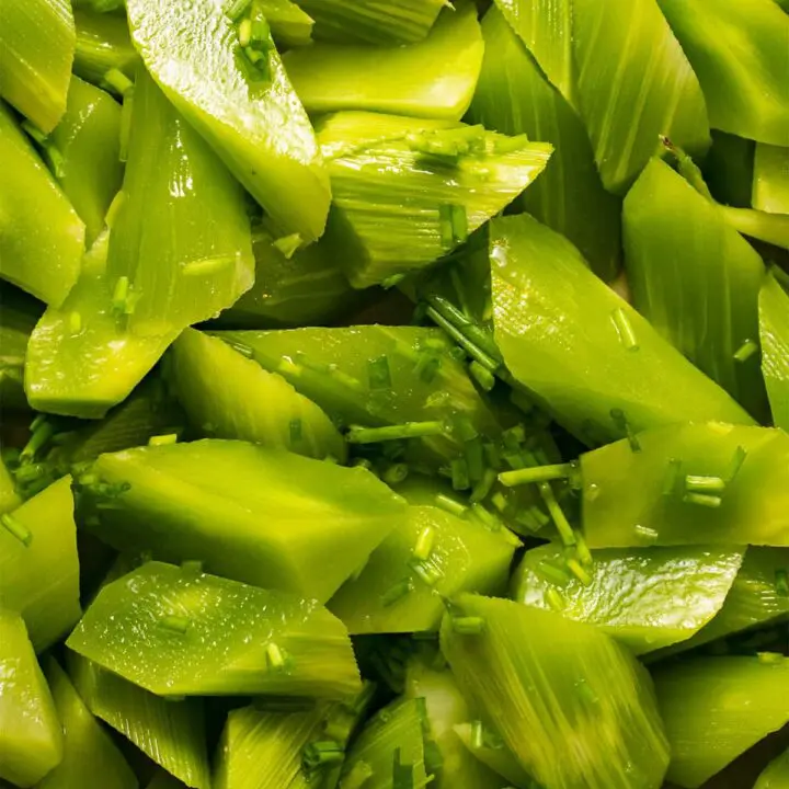Wo Sun Salad {Easy Tasty Celtuce Stem}