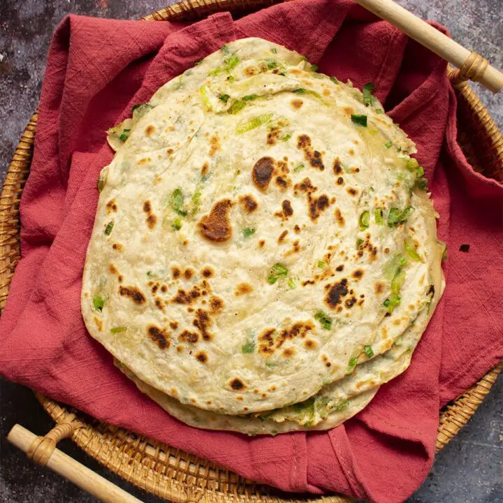 Cong You Bing Scallion Pancakes {Delicious Healthy Way}