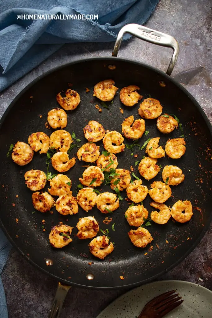 Pan Fried Shrimp {Quick Delicious Healthy Way}
