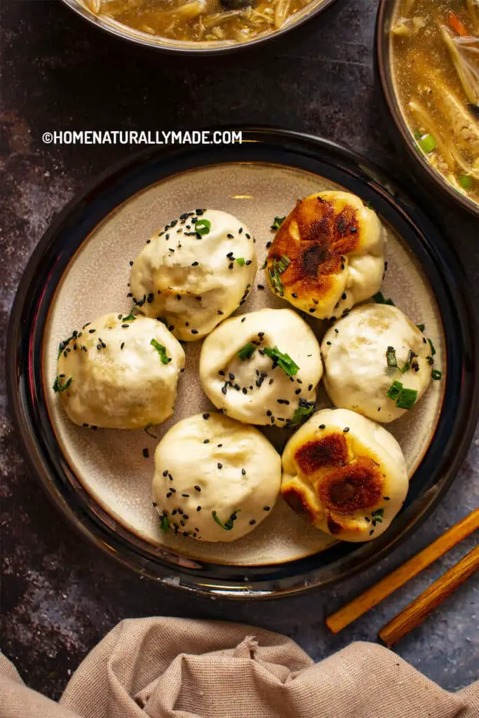 Sheng Jian Mantou {Easy Authentic Huai Yang Style}
