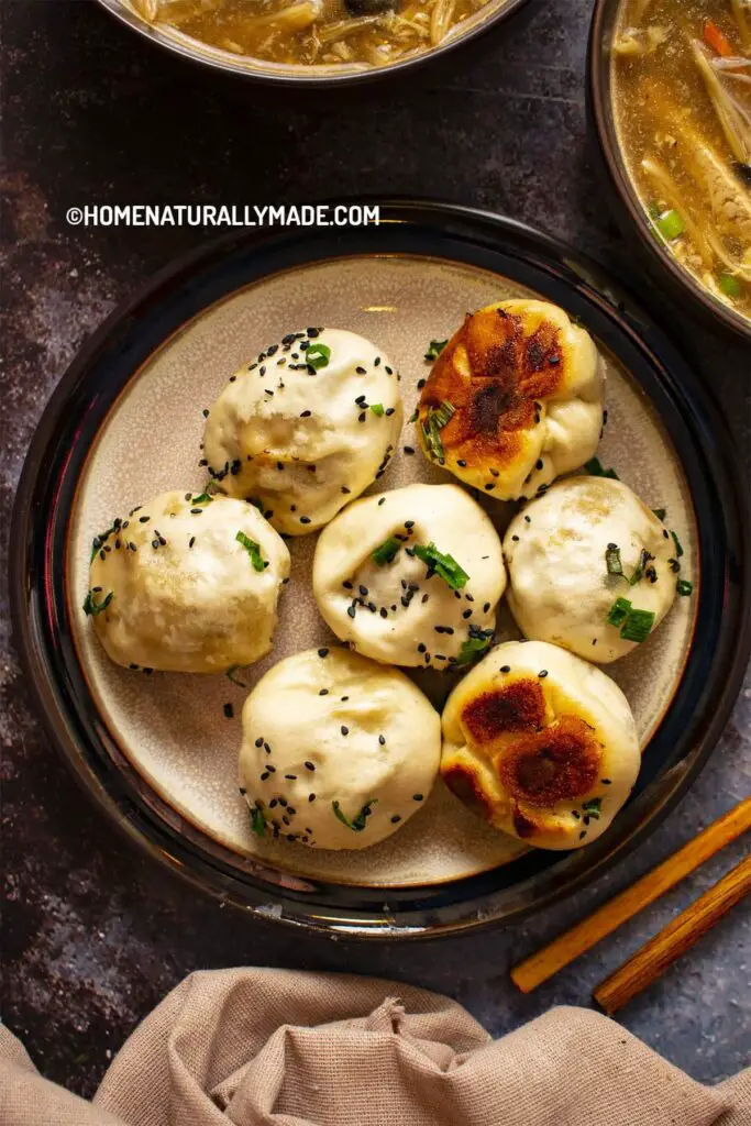 Sheng Jian Mantou {Easy Authentic Huai Yang Style}
