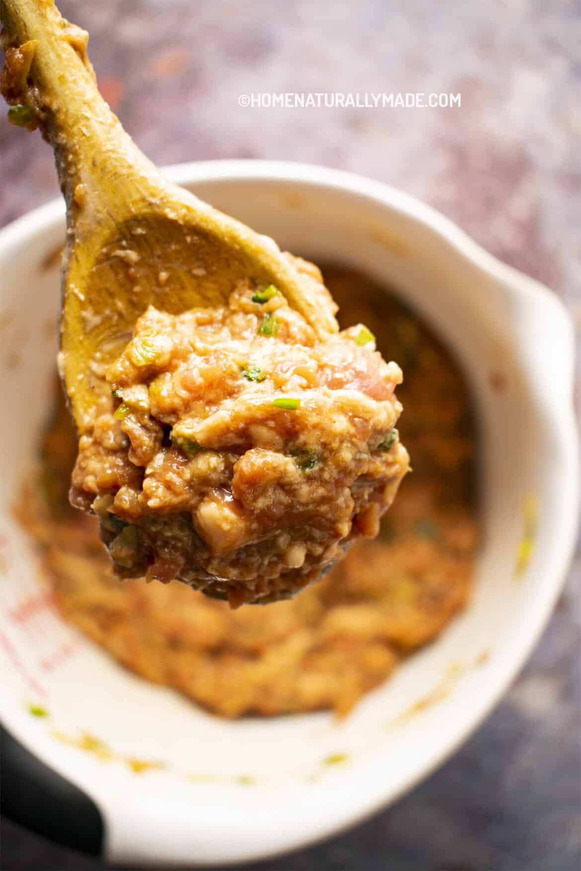 Marinated Pork Fillings for Dumplings and Buns