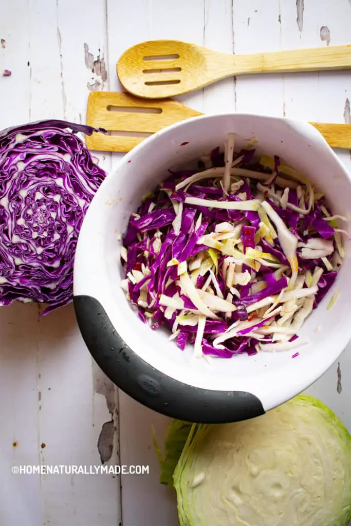 Spicy Cabbage Salad {Easy Tasty Chinese Style}