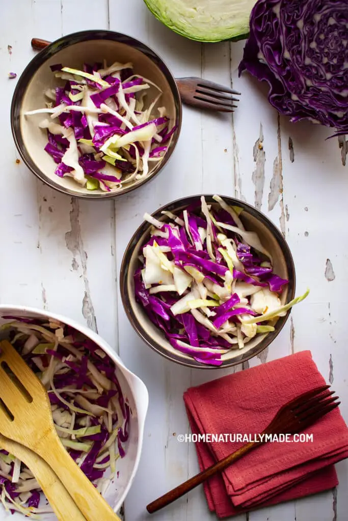 Spicy Cabbage Salad {Easy Tasty Chinese Style}
