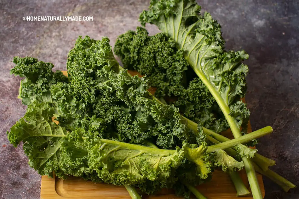 Kale, Washed and Rinsed