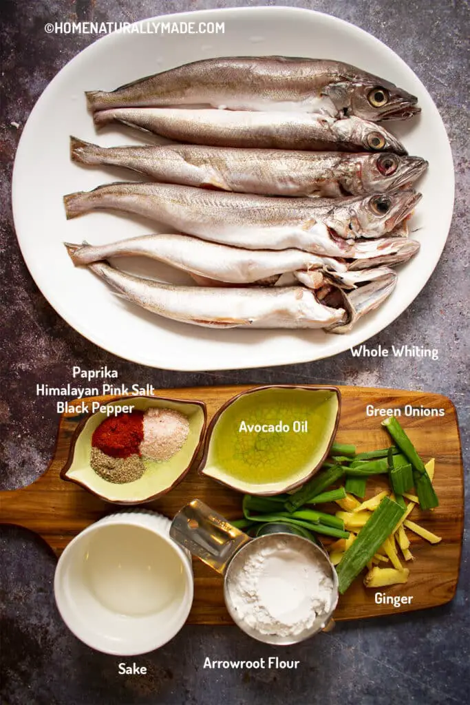 Pan Fried Whiting Ingredients