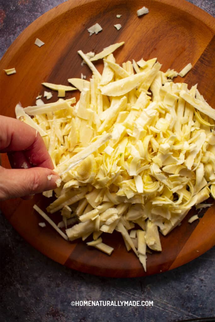 Winter Bamboo Julienne Cut