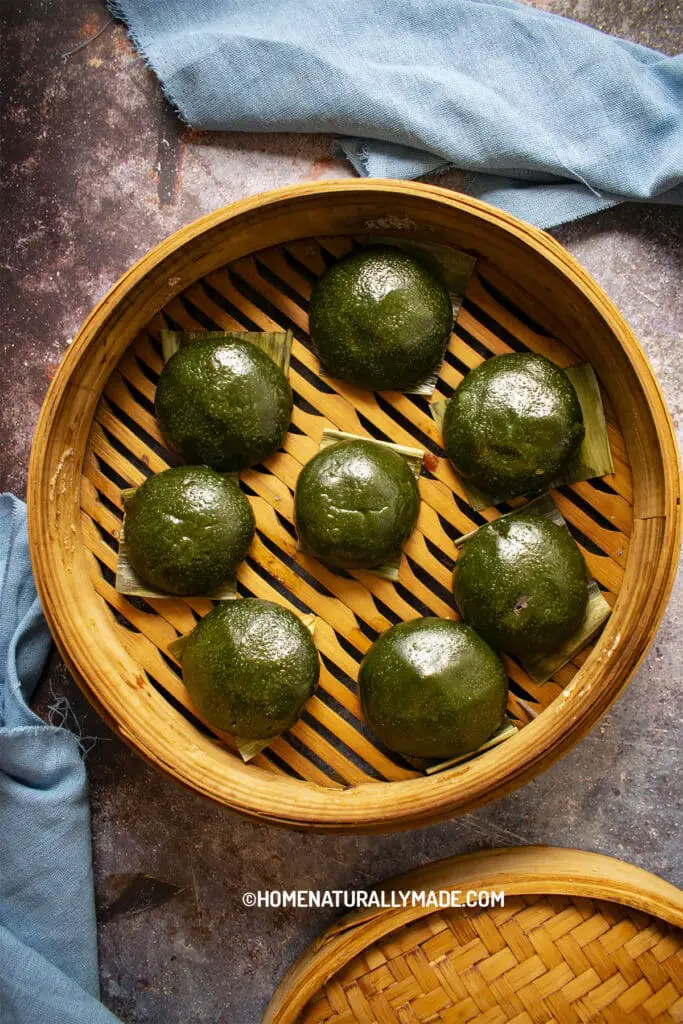 Freshly Steamed Qing Tuan