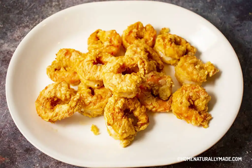 Pan Fried Shrimp for Honey Walnut Shrimp