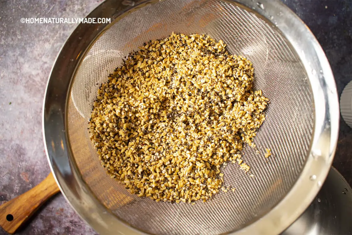 SteelCut Oats Porridge with Chia and Flaxseed HomeNaturallyMade