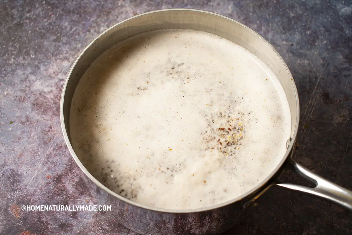 Bring the steel-cut oats porridge to a boil
