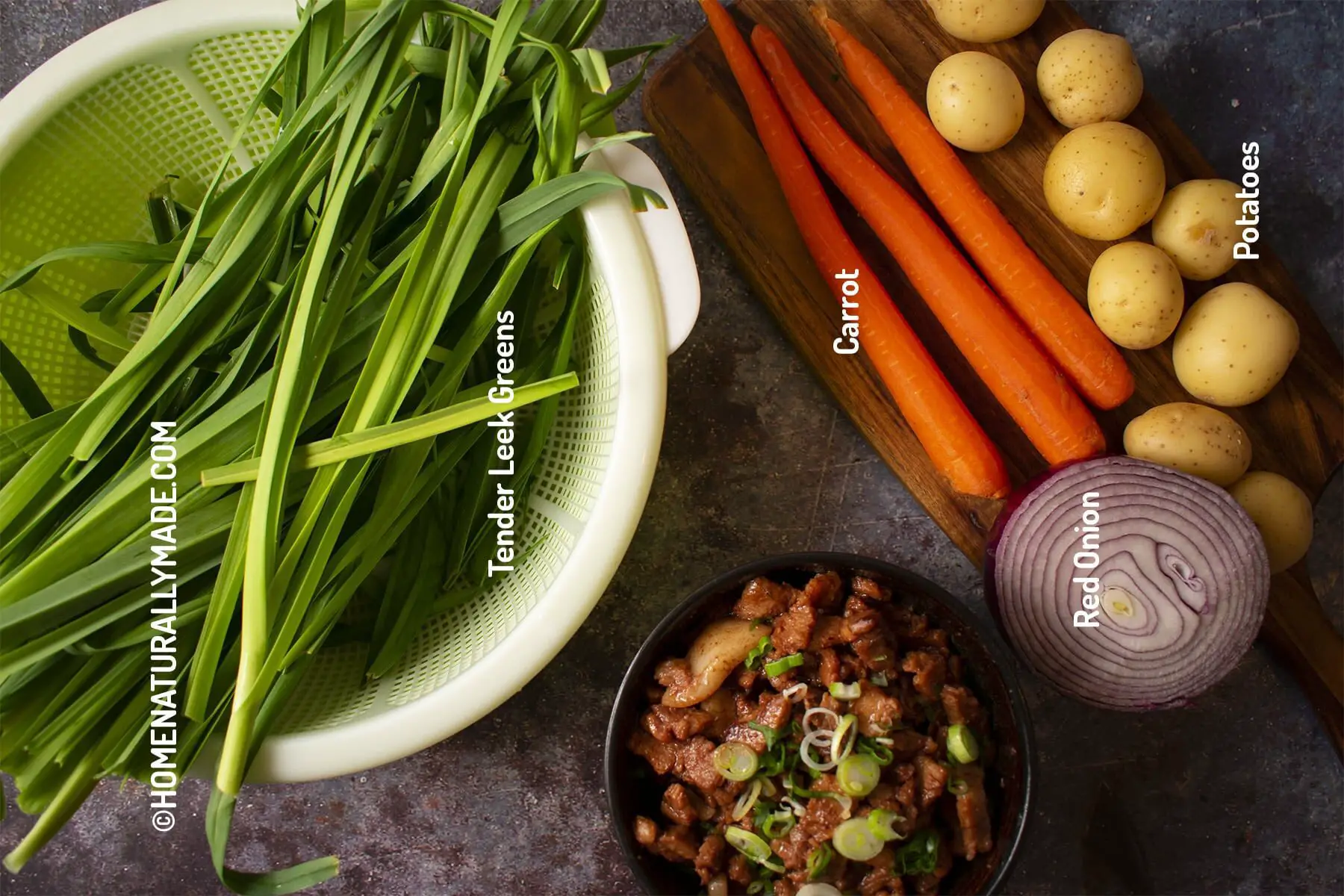 Additional Vegetables for Lu Rou Fan {Braised Pork Belly Rice Bowl}
